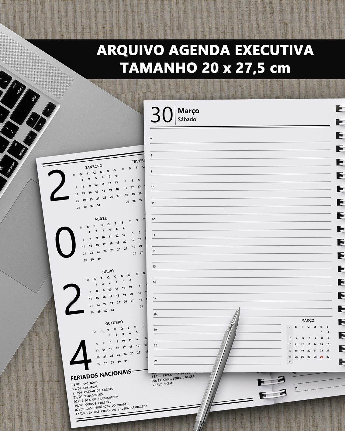 Mini Agenda 2023 – Arte Minha Personalizados