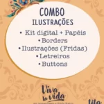 Viva La Vida - Combo Ilustrações