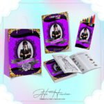Arquivo de Corte Kit Colorir Wandinha
