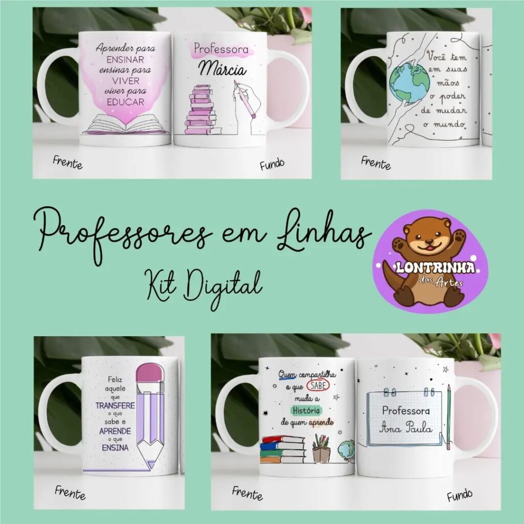 Kit PROFESSORES EM LINHAS - Imagem 1
