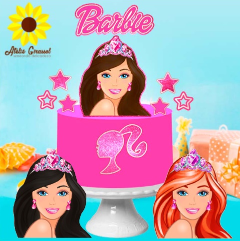 80 modelos de bolo da Barbie para todos os estilos + tutoriais