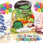 Kit Caixas Personagens Dia das Crianças