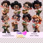 Kit Digital (apenas cliparts) – Professores Fofinhos (40 Cliparts)