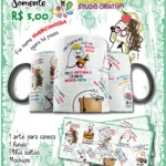 Arte para caneca -Paródia Nutricionista