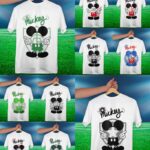 Estampas Camisas MICKEY TIMES DE FUTEBOL