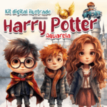 Kit Digital Ilustrado Harry Potter