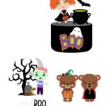 Arquivo de Corte 3 Topos de Bolo Halloween