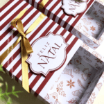 Kit Digital • 03 Caixas Presentes Feliz Natal | Vermelho ♡