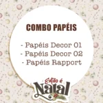 Então é Natal - Combo de Papéis
