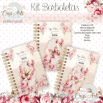 Arquivo Digital Kit Encadernação Borboletas