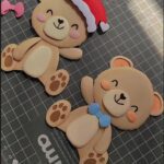 Arquivo de Corte Topo de Bolo Ursinhos de Natal