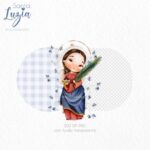 Kit Digital Ilustrações Santa Luzia (Santinhos) | Carinas Paper - Imagem 2