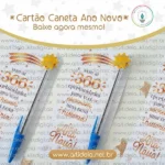 Arquivo Digital - Cartão Caneta - Ano Novo