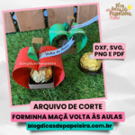 Forminha Maçã Volta às Aulas - CAMADAS