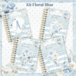 Arquivo Digital Floral Blue