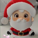Arquivo de Corte Topo de Bolo Papai Noel Cute