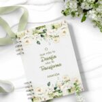 Agenda PERMANENTE 1 Dia por Página Floral Rosas Brancas – Arquivo Digital