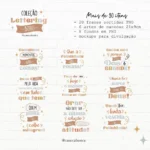 Coleção Lettering Boho