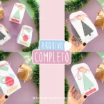 Porta mini panetone | Natal