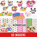 Kit Digitais Chip e Potato + Papeis Digitais