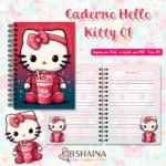 Caderno Hello Gatinha