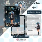 Caderno Menina Futurista M01