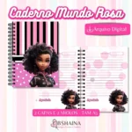Caderno Mundo Rosa A5