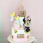 Arquivo Digital Topo de Bolo Minnie Rosa