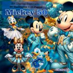 Kit Digital Ilustrado Michey e Minnie 50 Anos