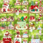 Arquivo de Corte Combo Topos de Bolo Natal -Arts de Alice