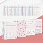 Caderno de Pedidos Minimalista 10 cores + Capas + Pg Iniciais