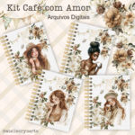 Kit Encadernação Café com Amor