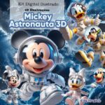 Kit Digital Michey Astronauta 3D