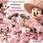 Kit Digital Minnie Fazendinha