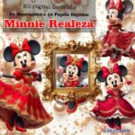 Kit Digital Minnie Realeza Vermelha