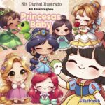 Kit Digital Princesa Baby