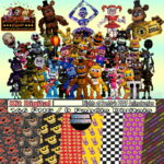 Kit Digital Five Nights At Freddy's Fnaf Animatronics
