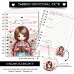 Caderno Devocional Menininha Cute