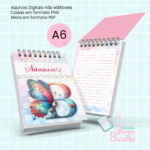 Bloquinho A6 Alfabeto Butterfly