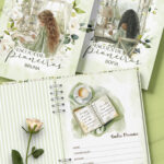 Arquivo Kit Caderno Escola de Pioneiros JW Feminino Floral Rosas Brancas