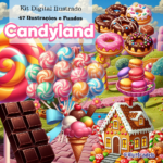 Kit Digital Ilustrado Candyland