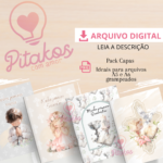 Combo capas Primeira Comunhão tamanho A5 e A6