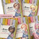 Pacote 5 Capas Universitário e A5 Coleção Meninas – Arquivo Digital