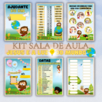 Kit sala de aula Jesus é a luz do mundo