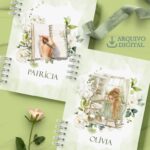 Arquivo Kit 8 Capas e Miolo Pautado Green Planner