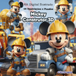 Kit Digital Ilustrado Michey Construtor
