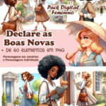 Pack de Imagens Declare as Boas Novas + de 60 ilustrações em PNG