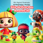 Kit Digital Ilustrado Sítio do Pica Pau Amarelo