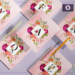 Capas Alfabeto Floral (Produto Digital)