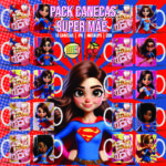 ESTAMPAS SUPER MÃE CANECAS